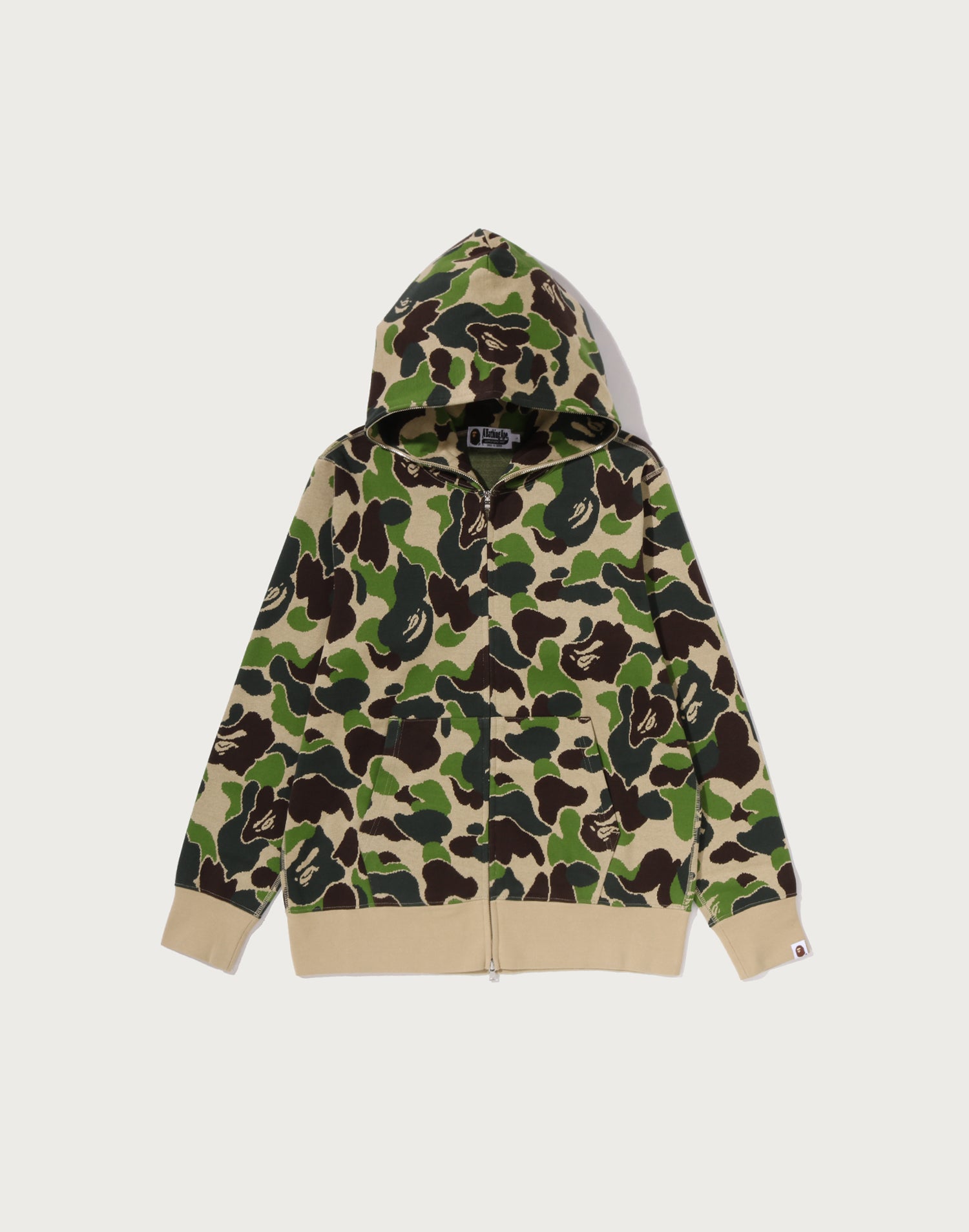 ABC CAMO JACQUARD FULL ZIP HOODIE MENS