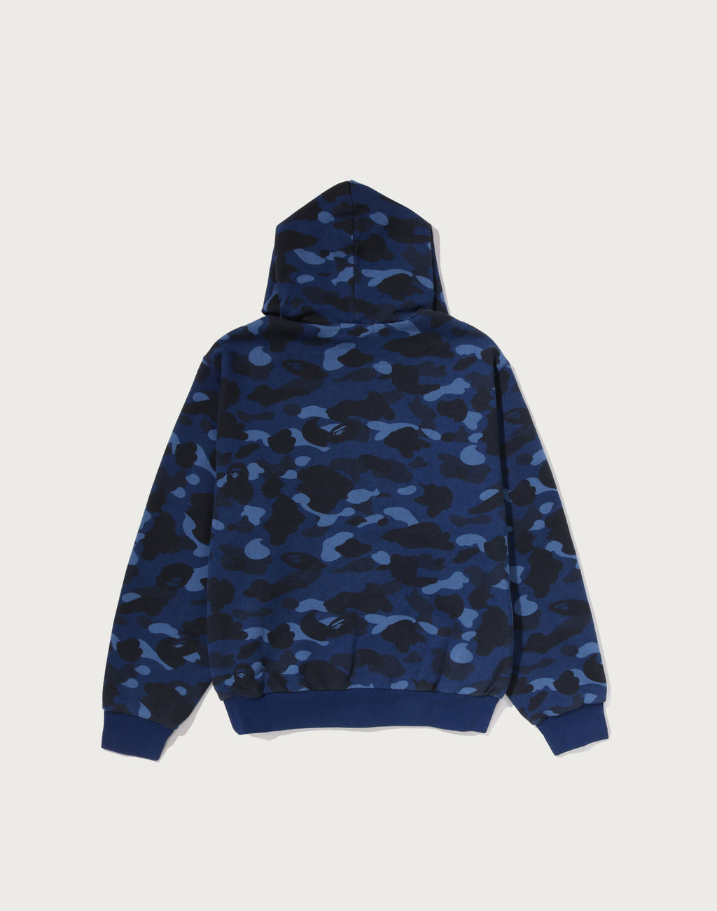 COLOR CAMO HEAVY WASHED CROPPED FIT ZIP HOODIE MENS