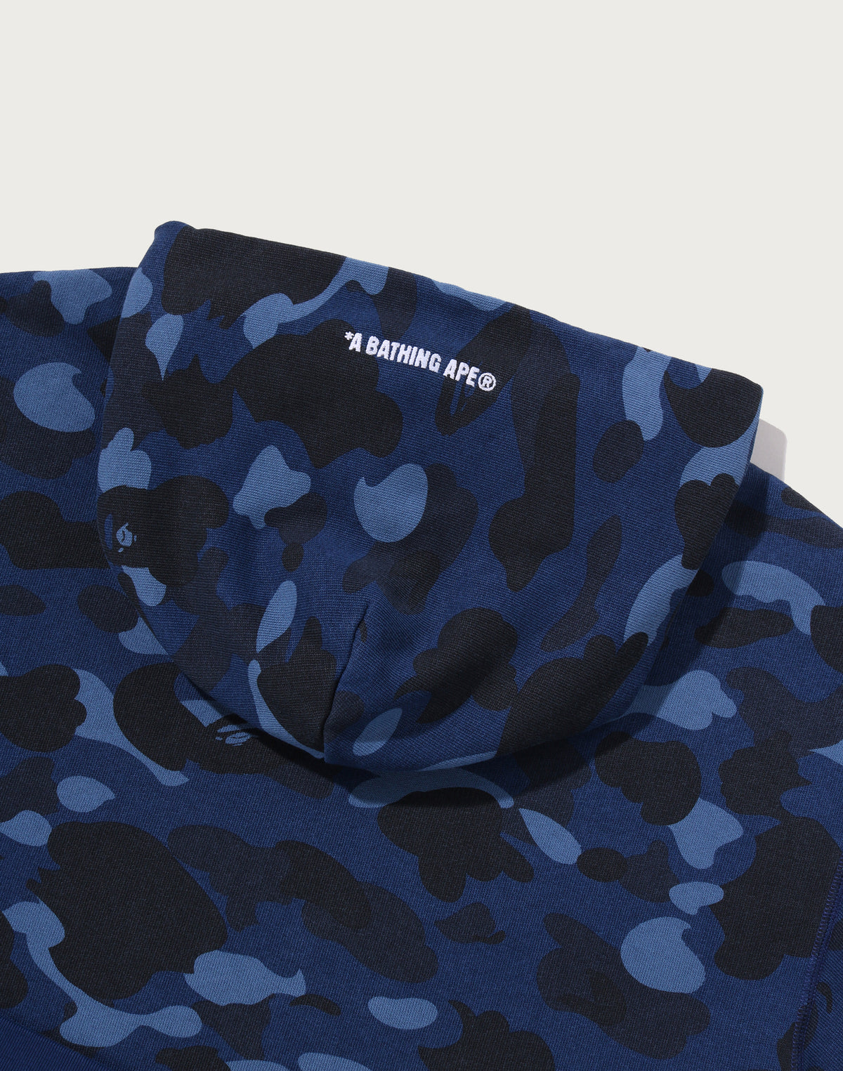 COLOR CAMO HEAVY WASHED CROPPED FIT ZIP HOODIE MENS