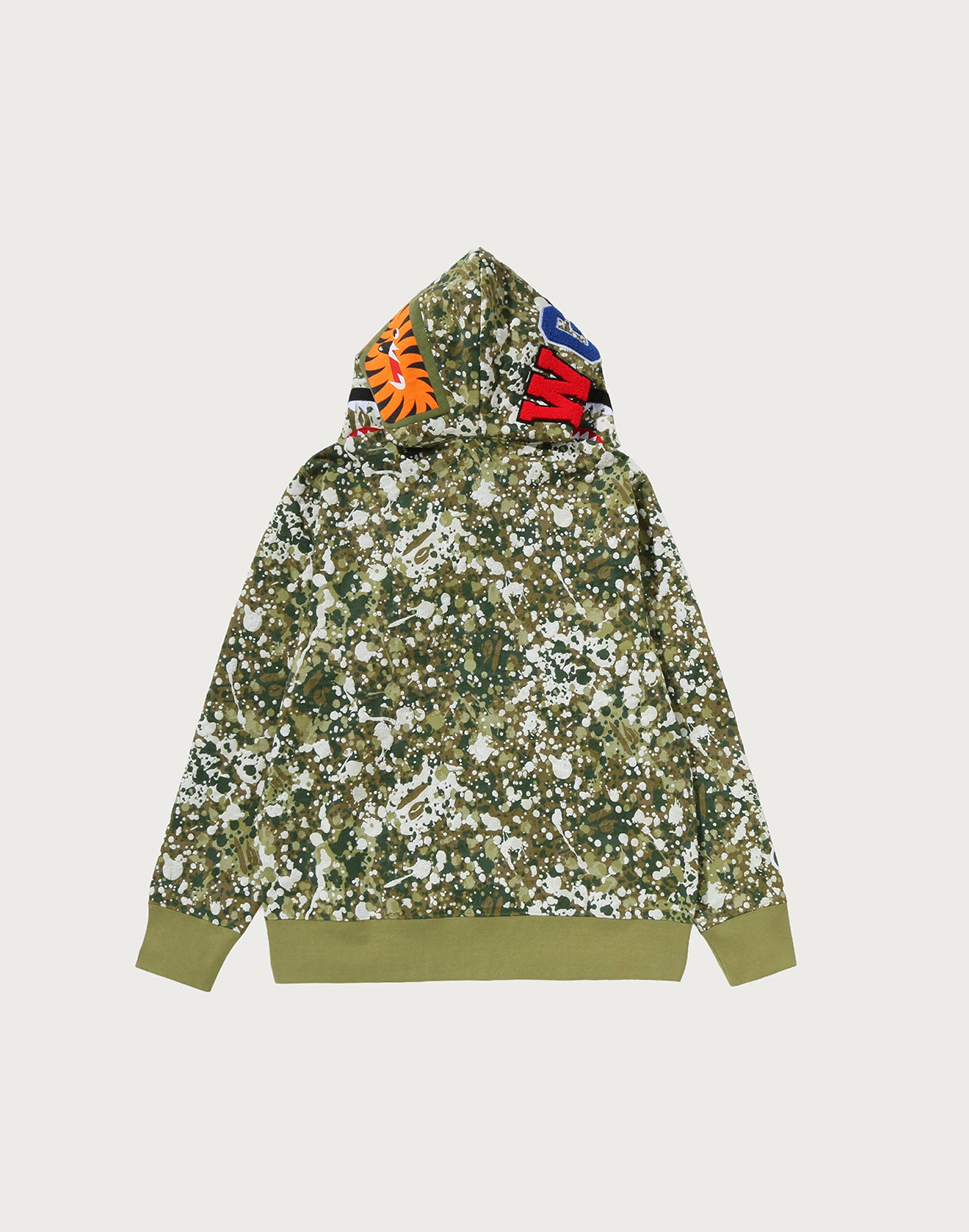 SPLASH CAMO SHARK FULL ZIP HOODIE MENS – us.bape.com