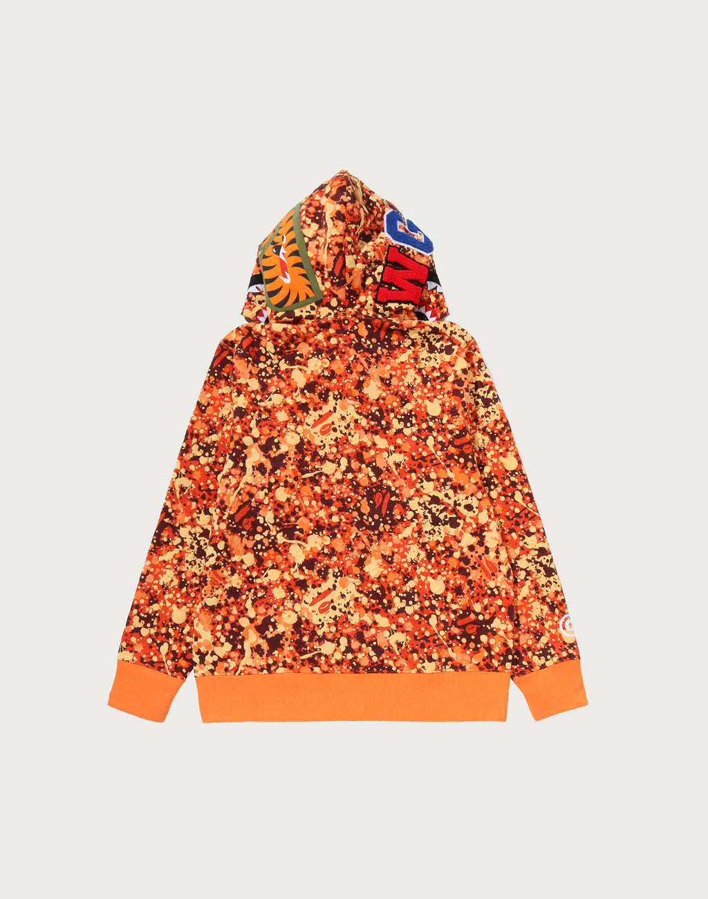 SPLASH CAMO SHARK FULL ZIP HOODIE MENS