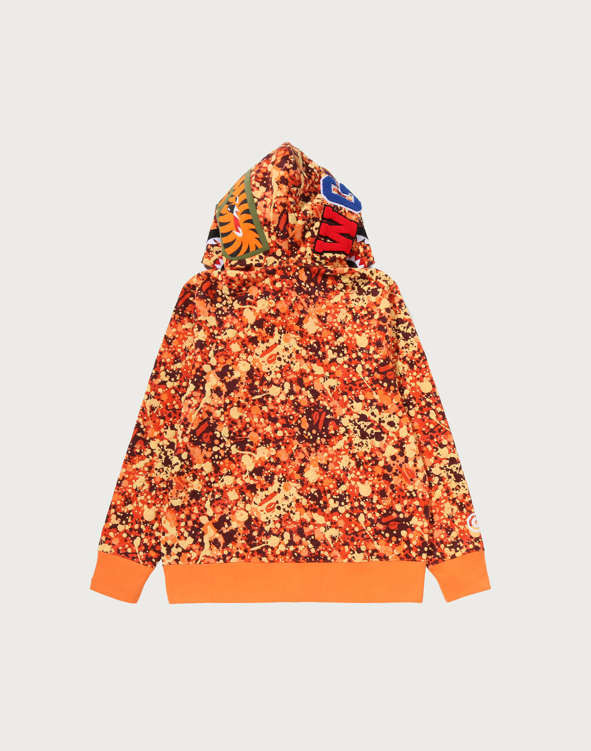 SPLASH CAMO SHARK FULL ZIP HOODIE MENS