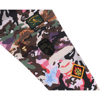 HYBRID CAMO MULTI BADGE SHARK RELAXED FIT FULL ZIP HOODIE MENS