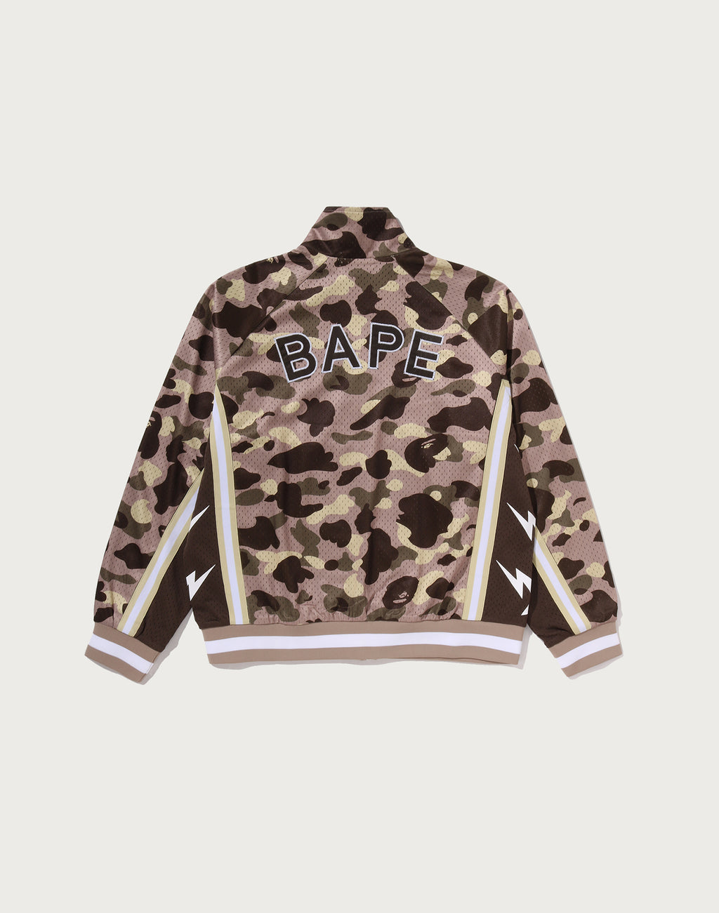 COLOR CAMO MESH RELAXED FIT TRACK JACKET MENS
