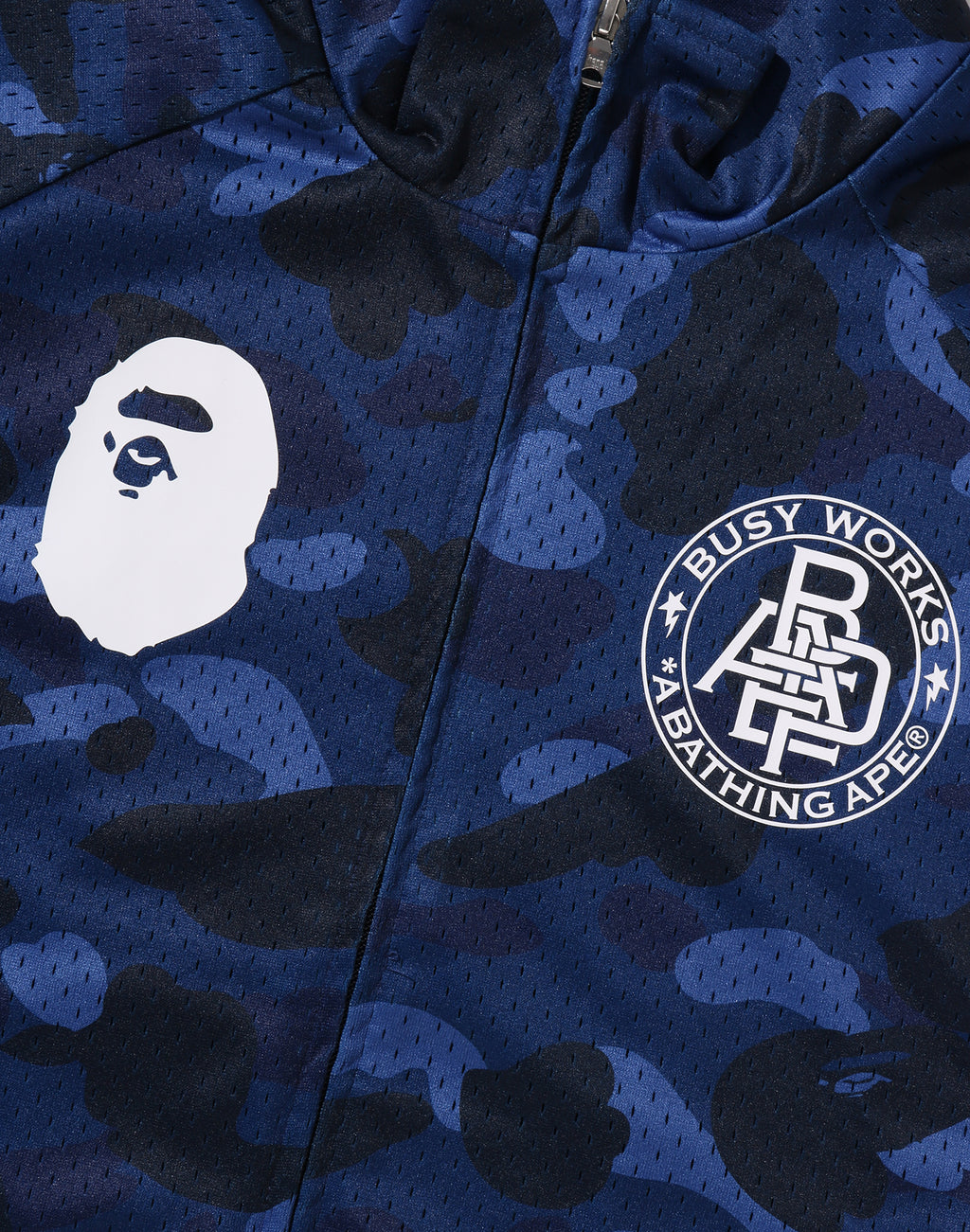 COLOR CAMO MESH RELAXED FIT TRACK JACKET MENS