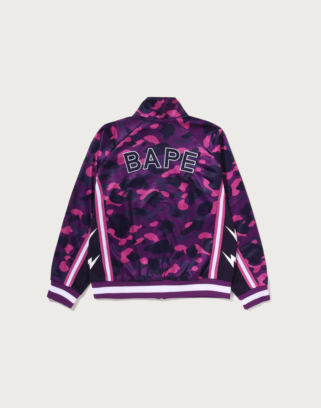 COLOR CAMO MESH RELAXED FIT TRACK JACKET MENS
