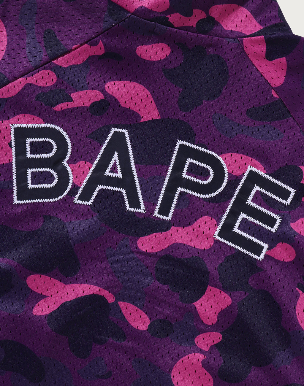 COLOR CAMO MESH RELAXED FIT TRACK JACKET MENS
