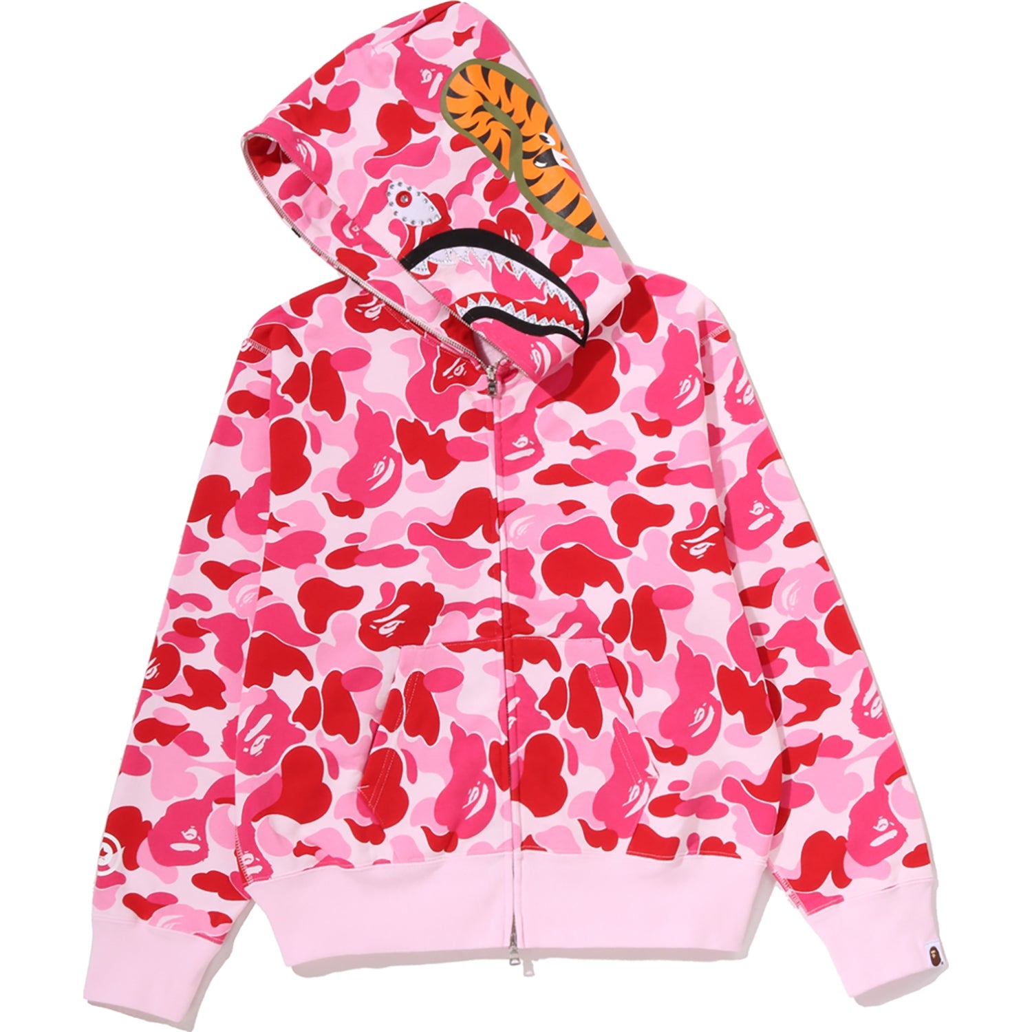 ABC CAMO CRYSTAL STONE SHARK FULL ZIP HOODIE LADIES – us.bape.com