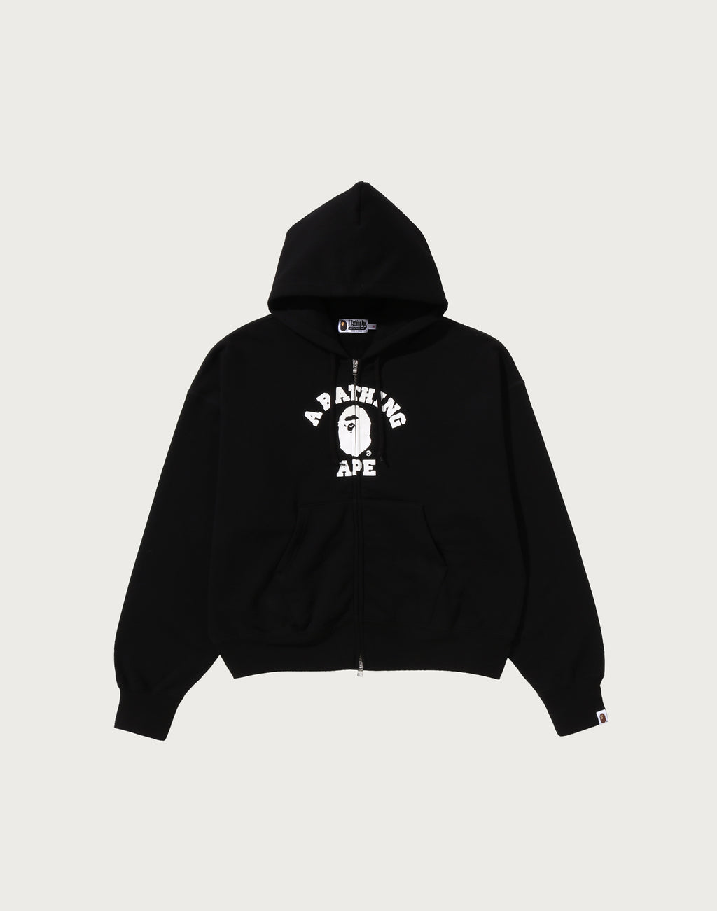 COLLEGE OVERSIZED ZIP HOODIE LADIES