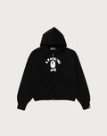COLLEGE OVERSIZED ZIP HOODIE LADIES