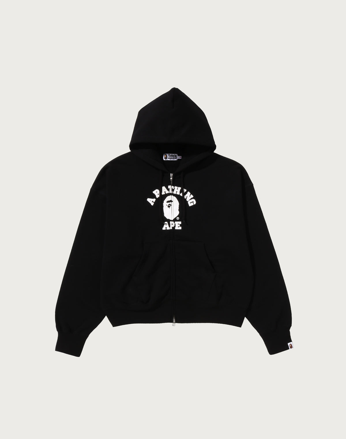 COLLEGE OVERSIZED ZIP HOODIE LADIES