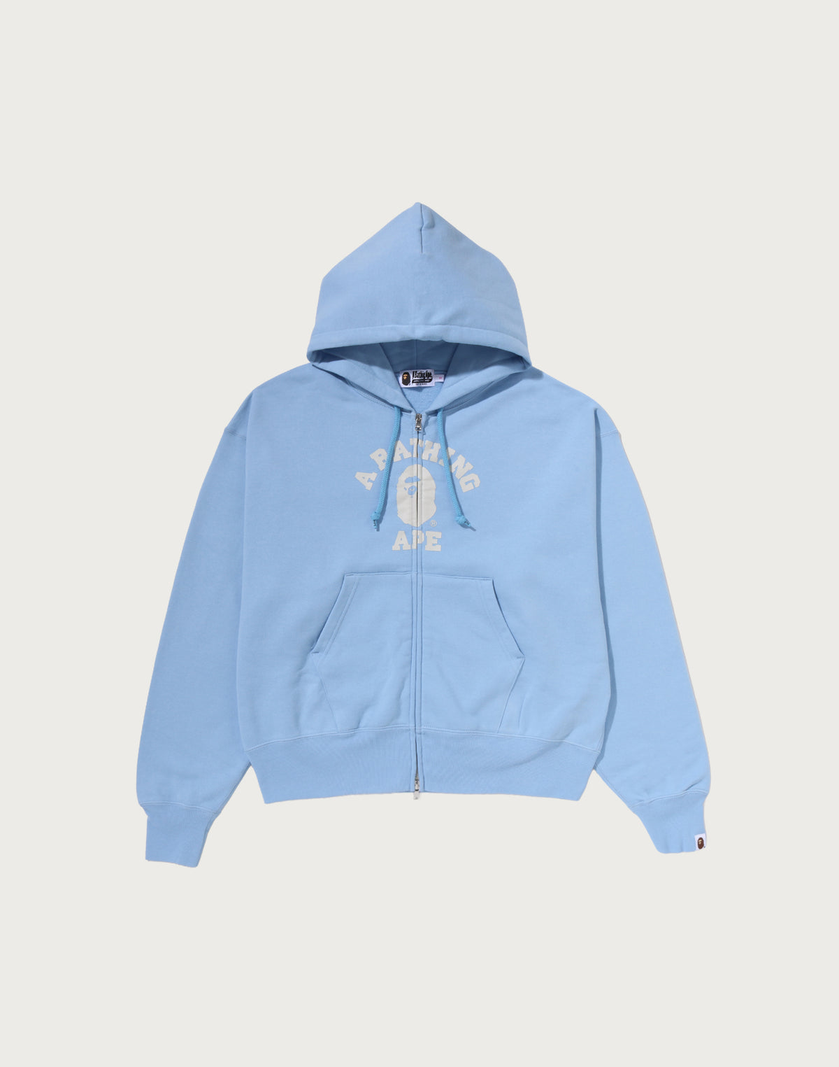 COLLEGE OVERSIZED ZIP HOODIE LADIES