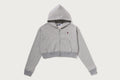APE HEAD ONE POINT CROPPED ZIP HOODIE LADIES