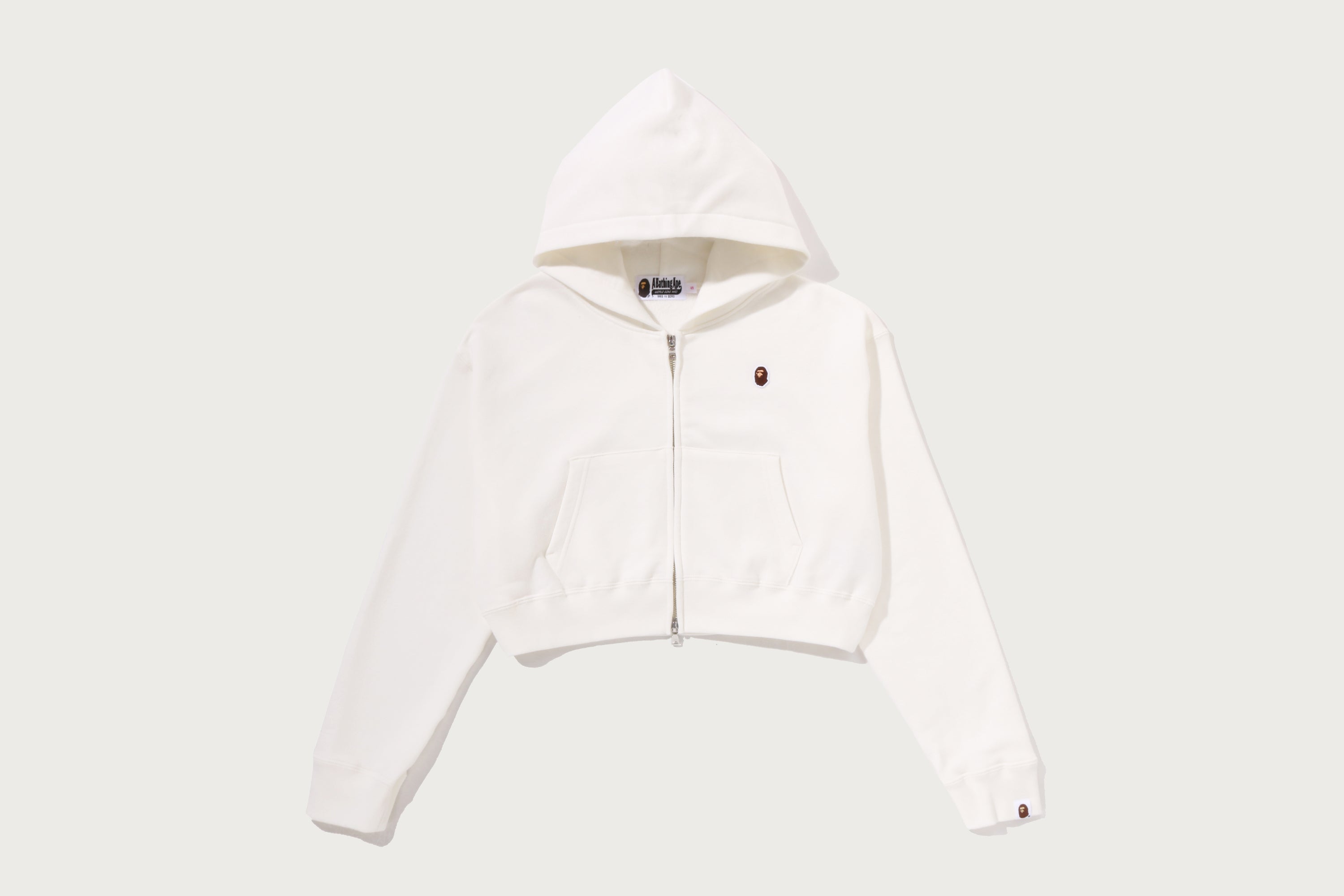 APE HEAD ONE POINT CROPPED ZIP HOODIE LADIES – us.bape.com