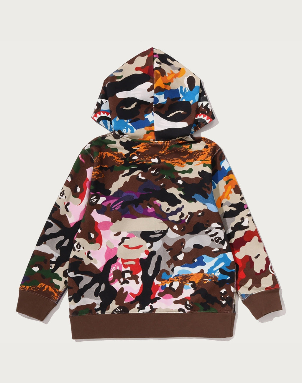HYBRID CAMO SHARK ZIP HOODIE KIDS