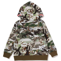 HYBRID CAMO SHARK ZIP HOODIE KIDS