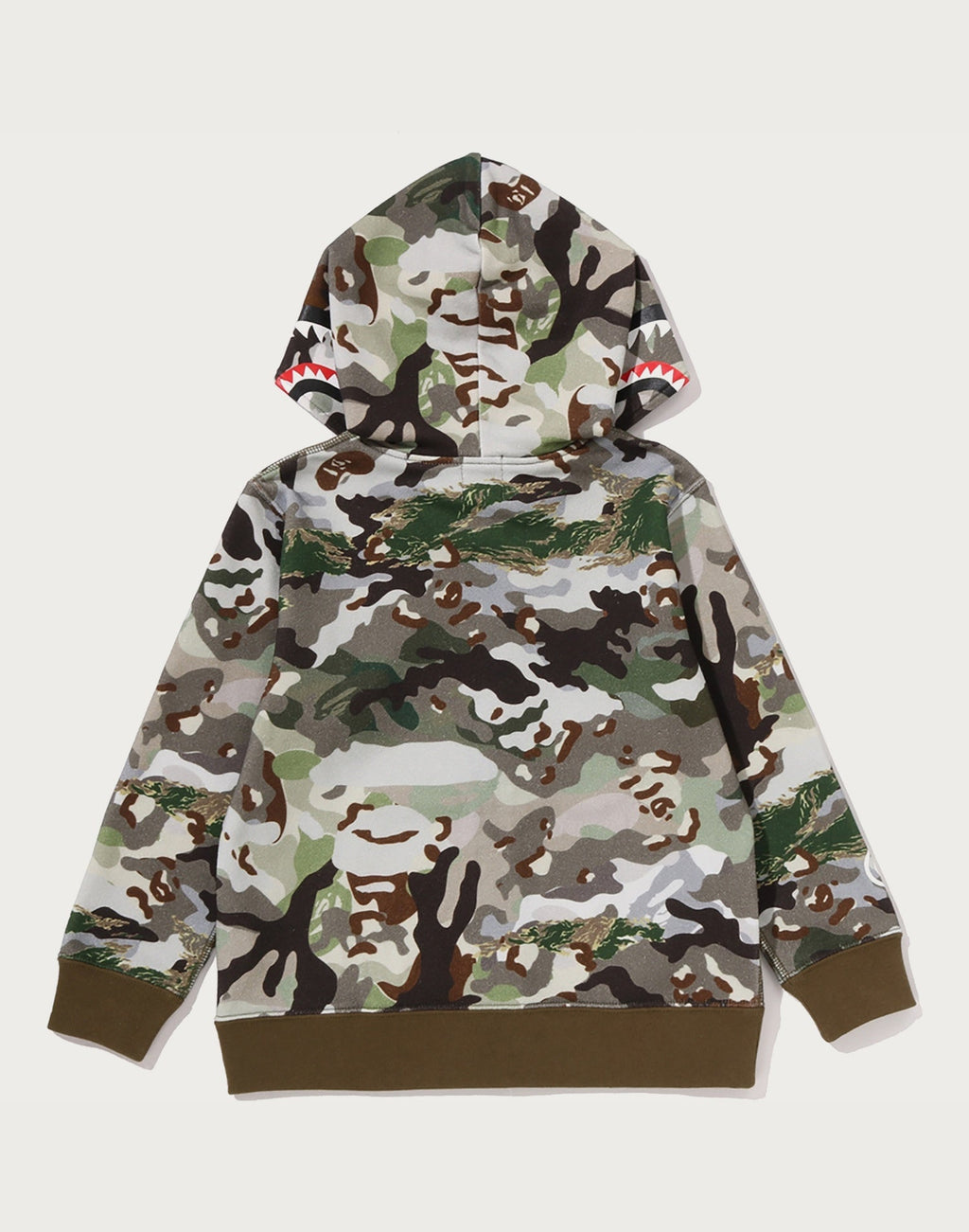 HYBRID CAMO SHARK ZIP HOODIE KIDS