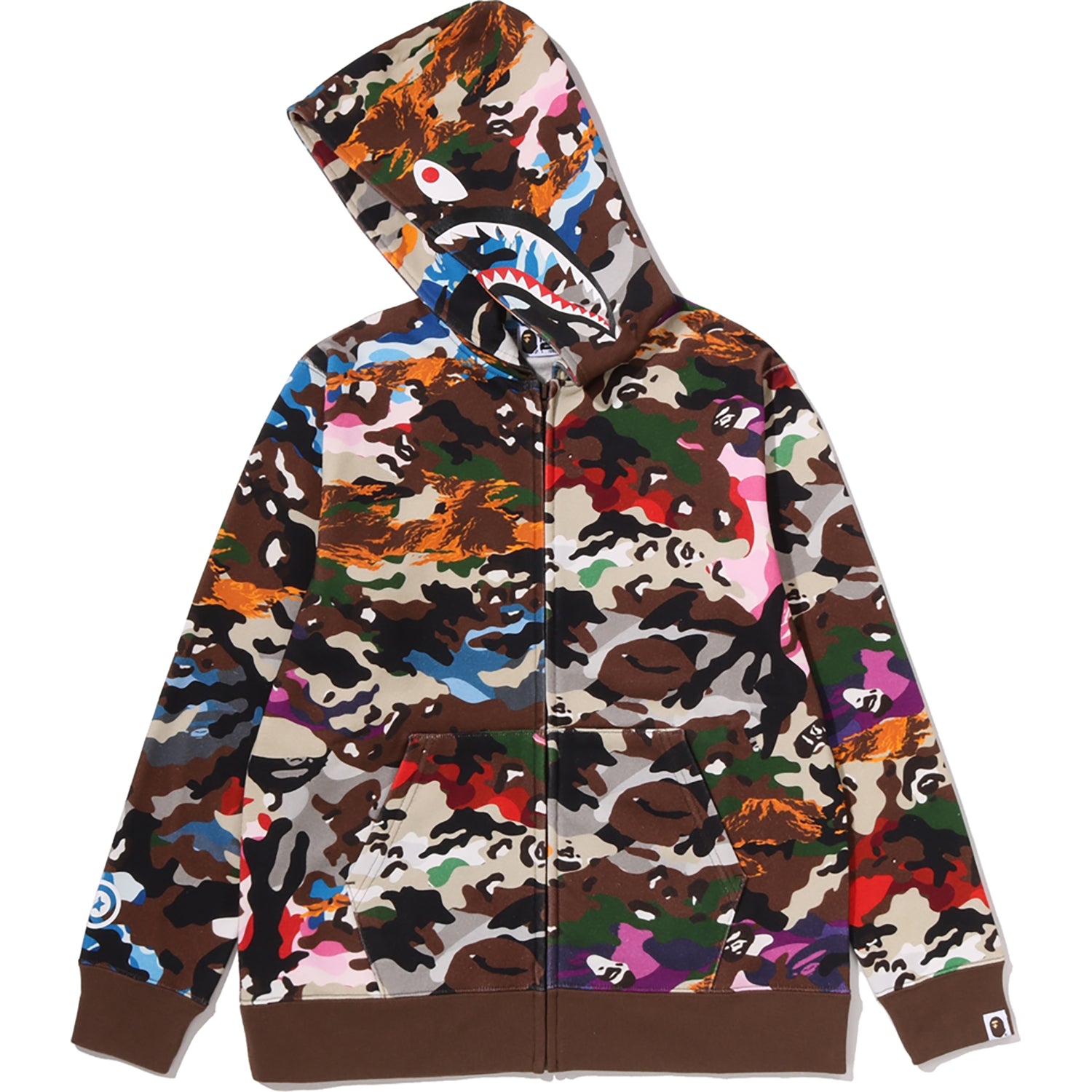 HYBRID CAMO SHARK ZIP HOODIE JR KIDS – us.bape.com