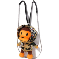 STAR OVERPRINT 1ST CAMO BABY MILO PLUSH DOLL BACKPACK LADIES
