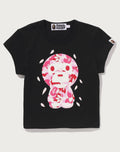 ABC SAKURA CAMO BABY MILO CROPPED TEE LADIES