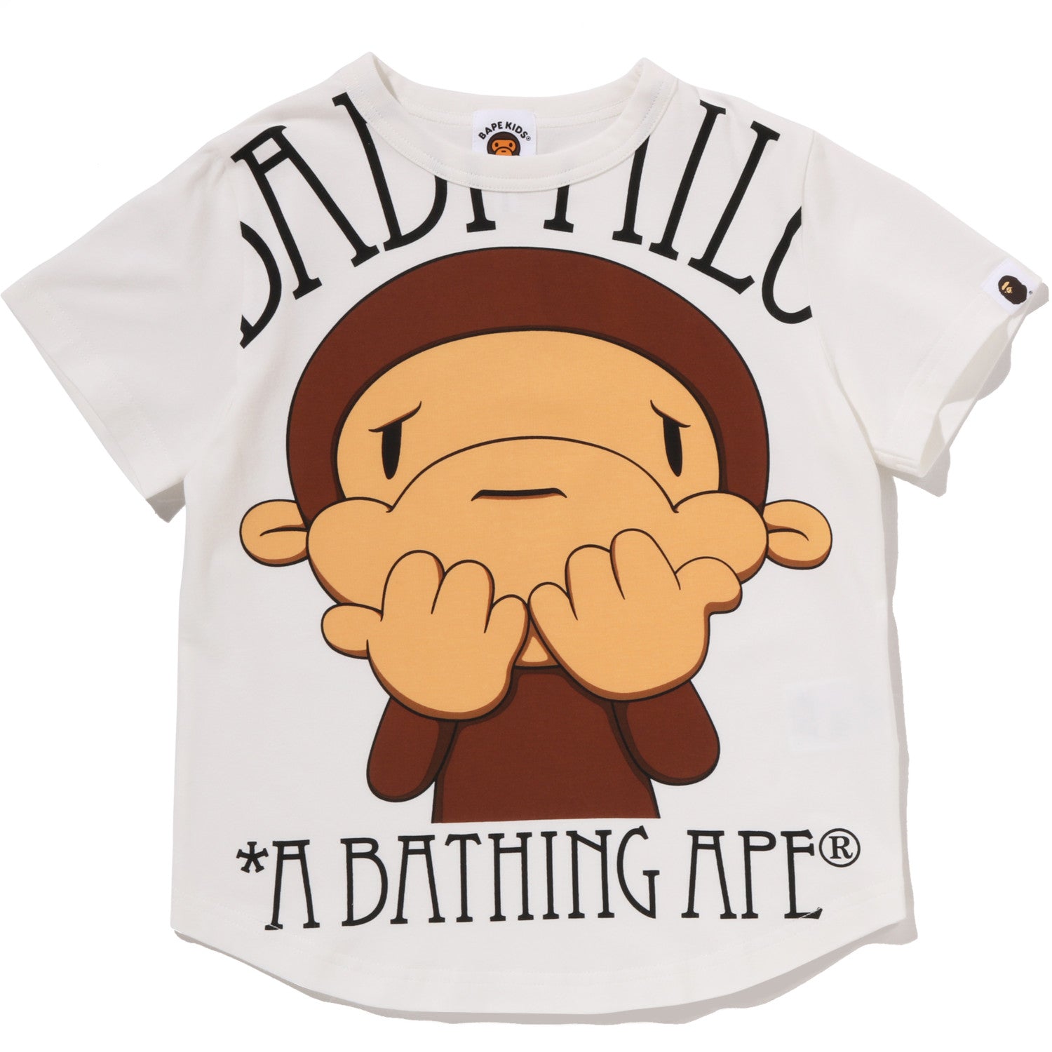 BIG DRAWN BABY MILO TEE KIDS – us.bape.com