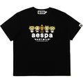 BAPE X AESPA BABY MILO LEMONADE MINI TEE LADIES