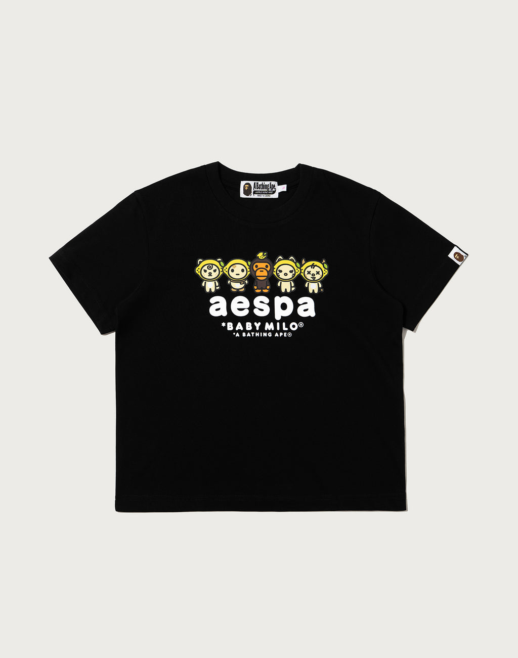BAPE X AESPA BABY MILO LEMONADE MINI TEE LADIES