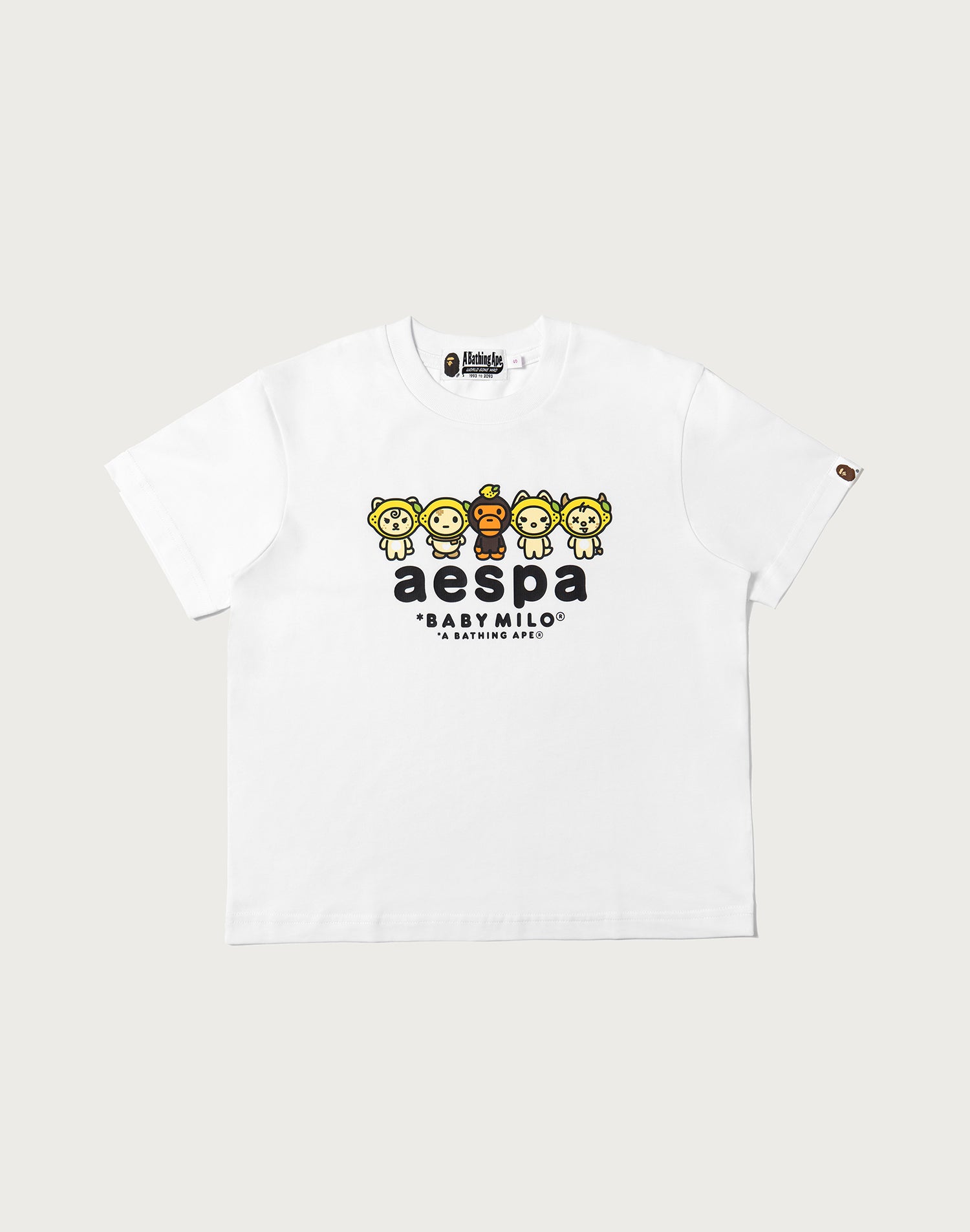 BAPE X AESPA BABY MILO LEMONADE MINI TEE LADIES
