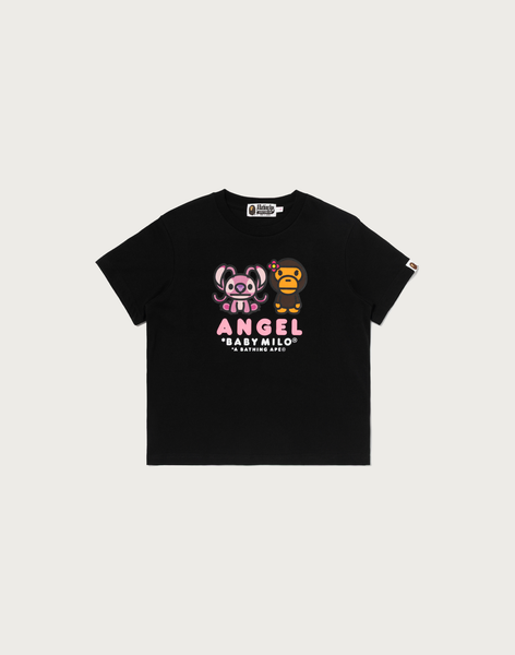 A BATHING APE BABY MILO Tシャツ レディース S BAPE X DISNEY ANGEL AND BABY MILO MINI TEE LADIES – us.bape.com
