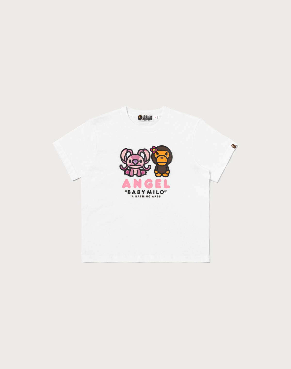 BAPE X DISNEY ANGEL AND BABY MILO MINI TEE LADIES – us.bape.com