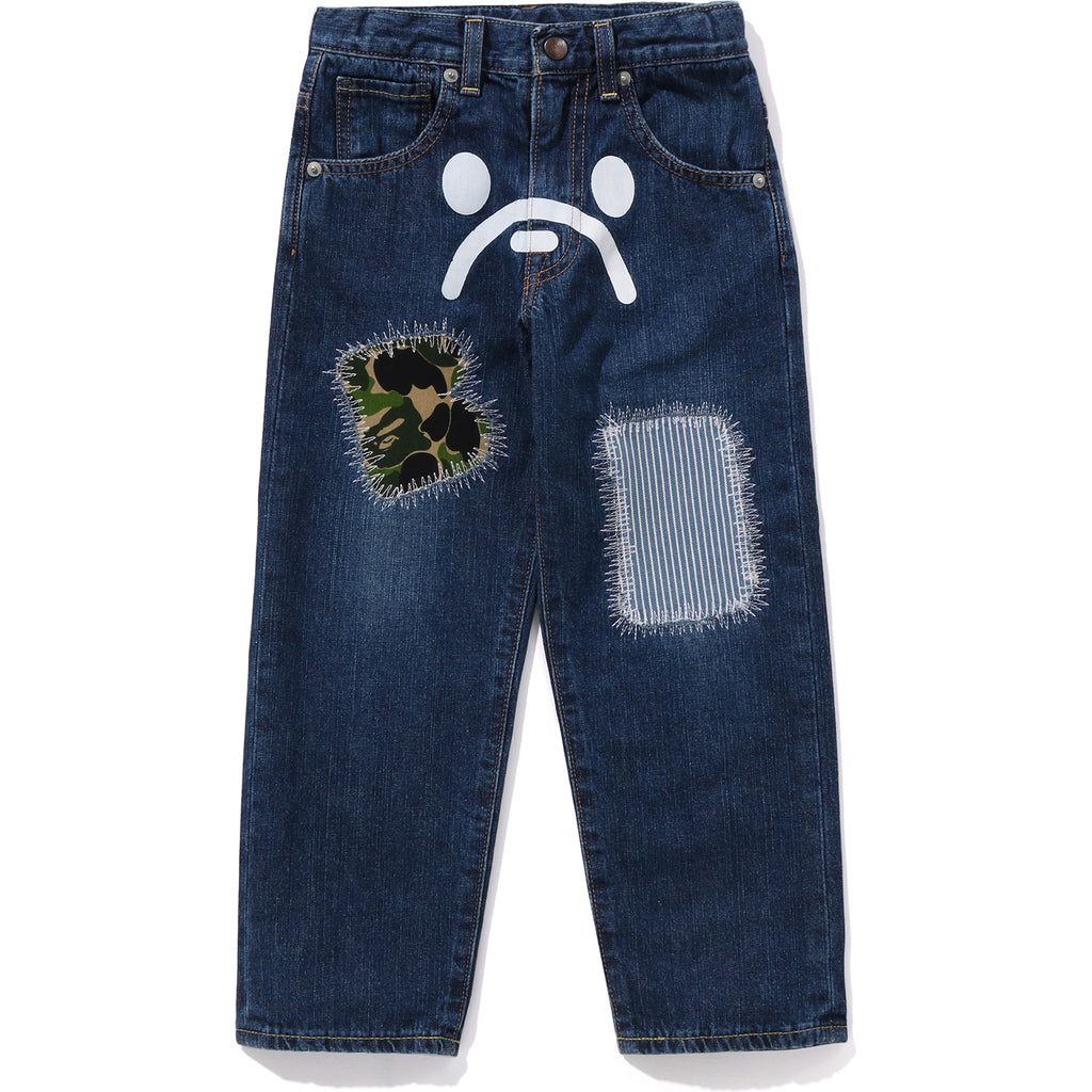 BAPE KIDS MILO TYPE2 MULTI DENIM PANTS-