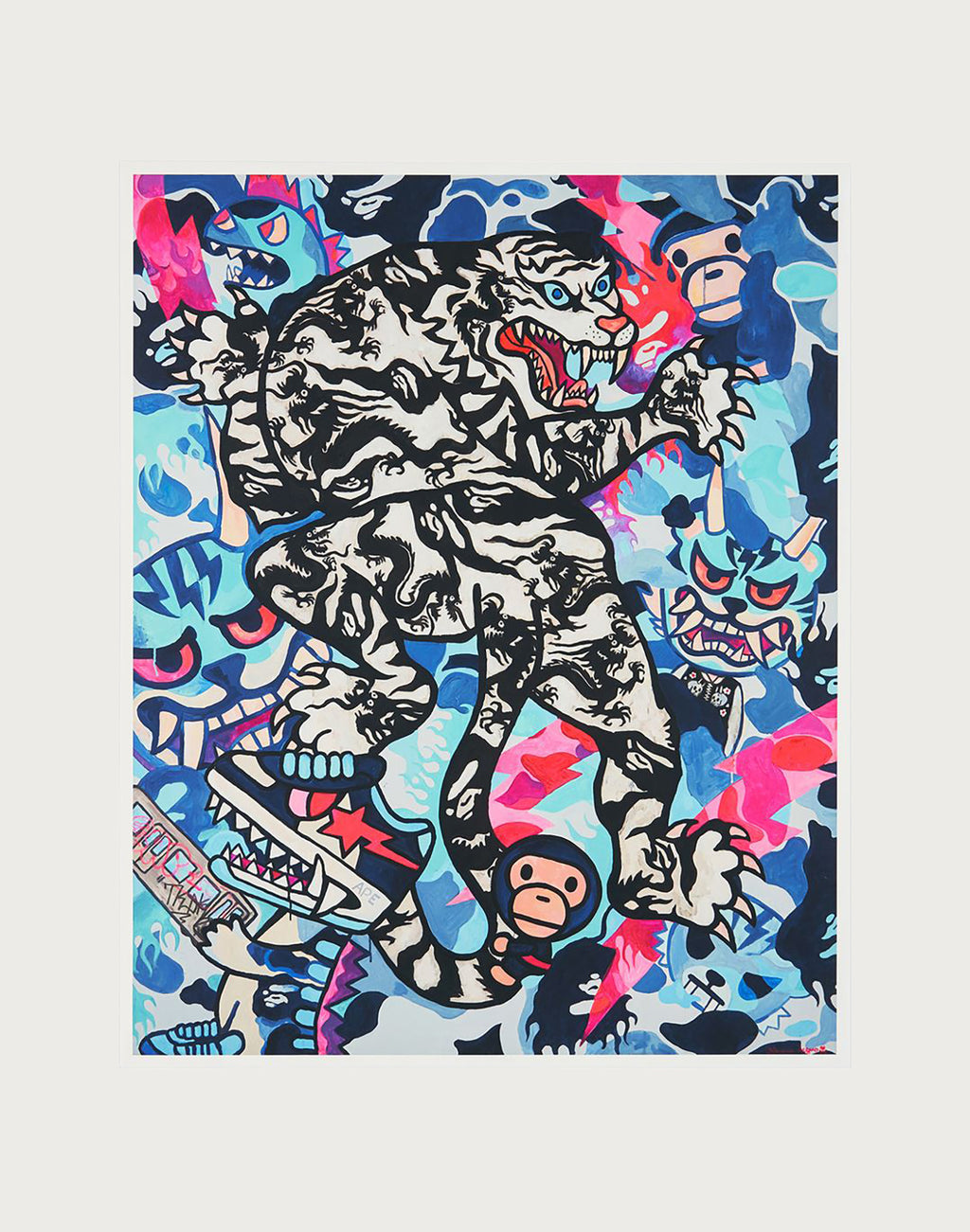 ICE TIGER CAMO by SIMONE LEGNO