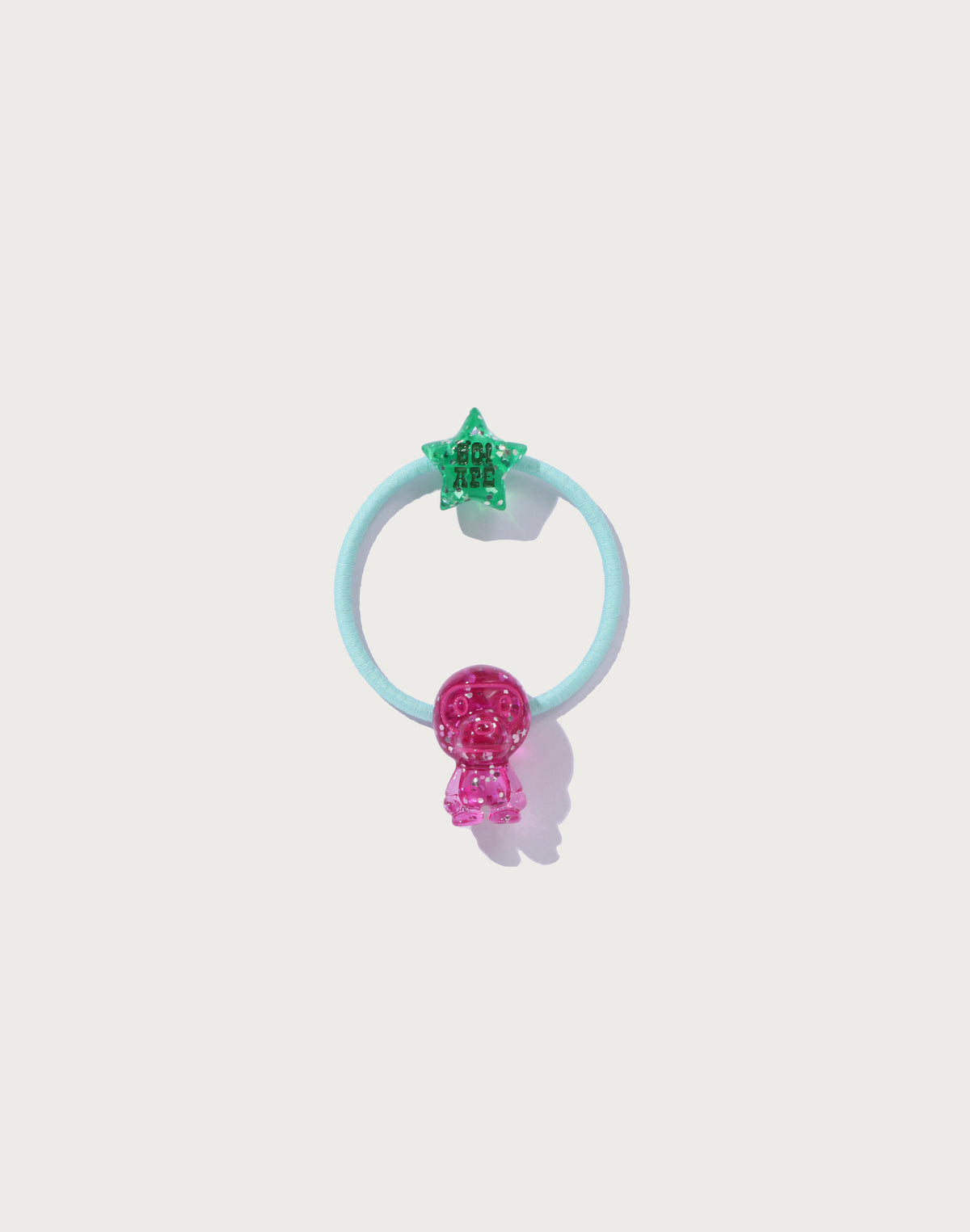 BABY MILO GLITTER ACRYLIC RUBBER BAND SET LADIES