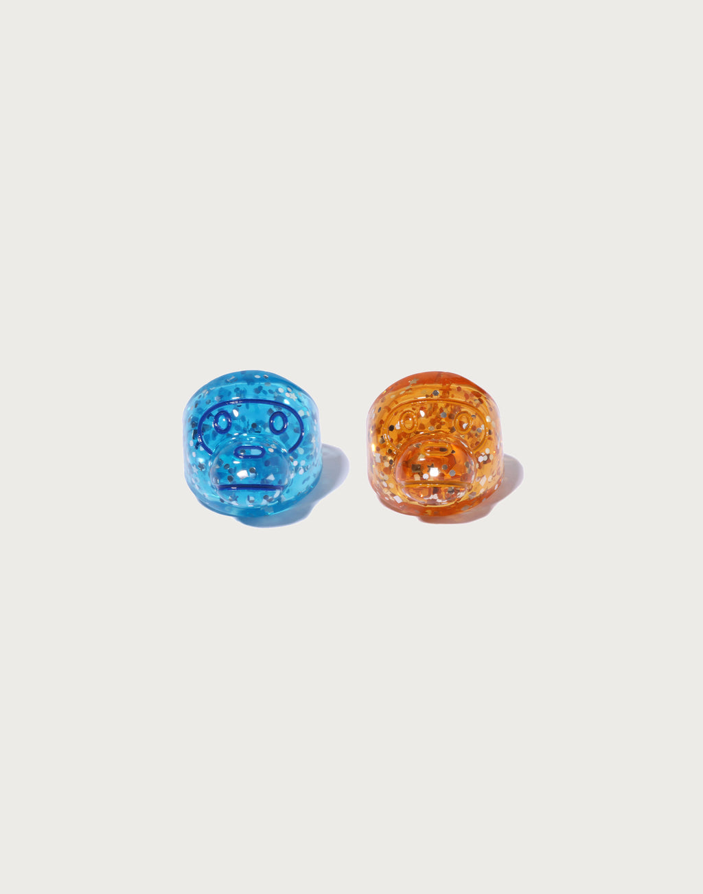 BABY MILO GLITTER ACRYLIC RING SET LADIES