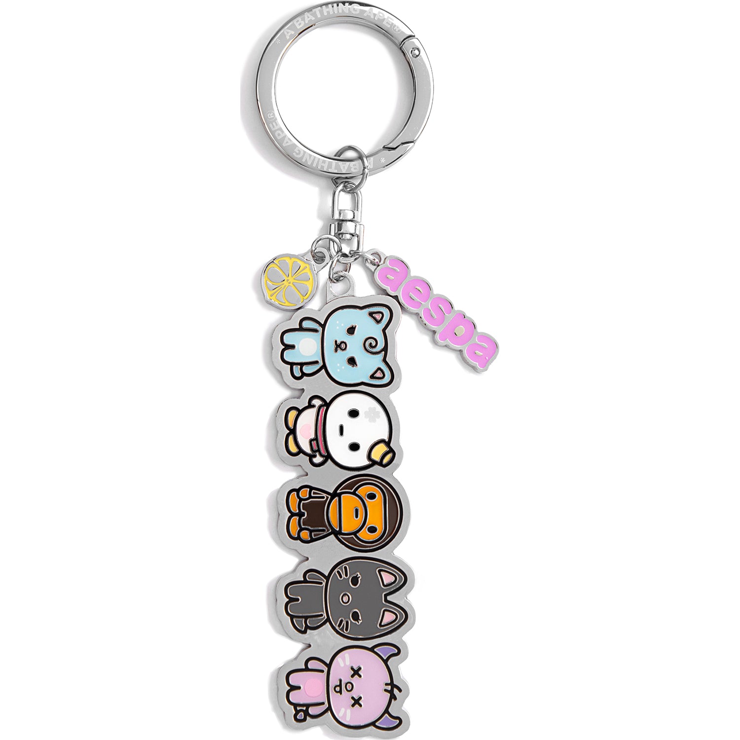 BAPE X AESPA METAL KEYRING