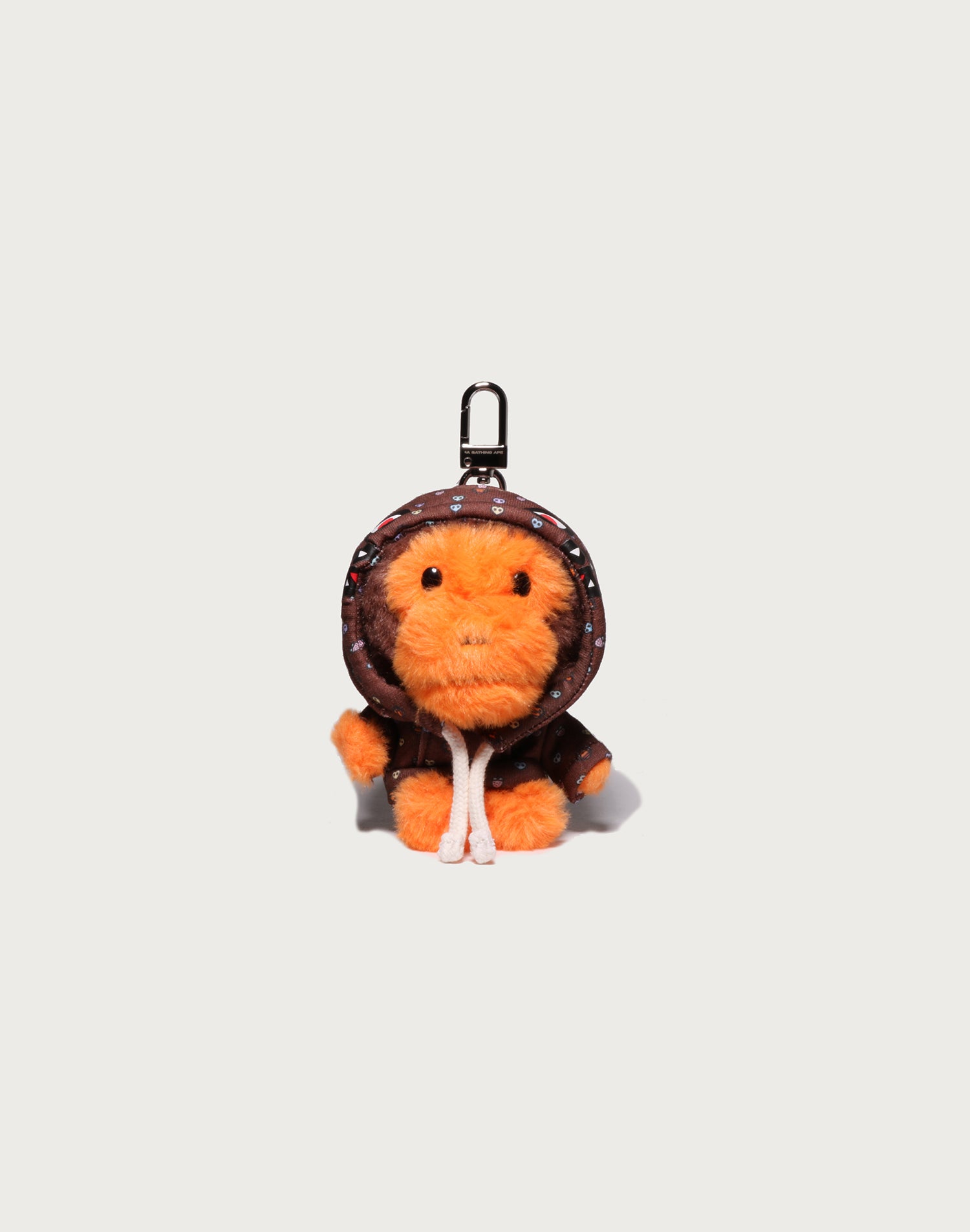 MILOGRAM SWEETS PATTERN HOODIE BABY MILO FUR DOLL KEYCHAIN LADIES