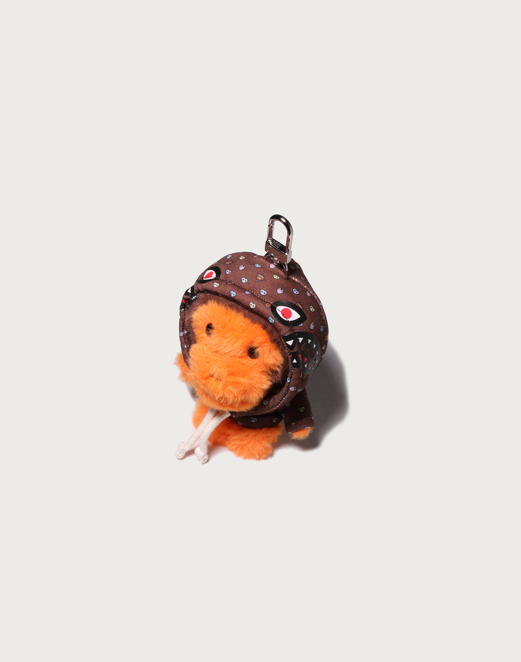 MILOGRAM SWEETS PATTERN HOODIE BABY MILO FUR DOLL KEYCHAIN LADIES