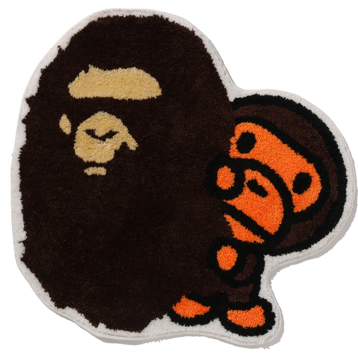 APE HEAD & BABY MILO RUG MAT