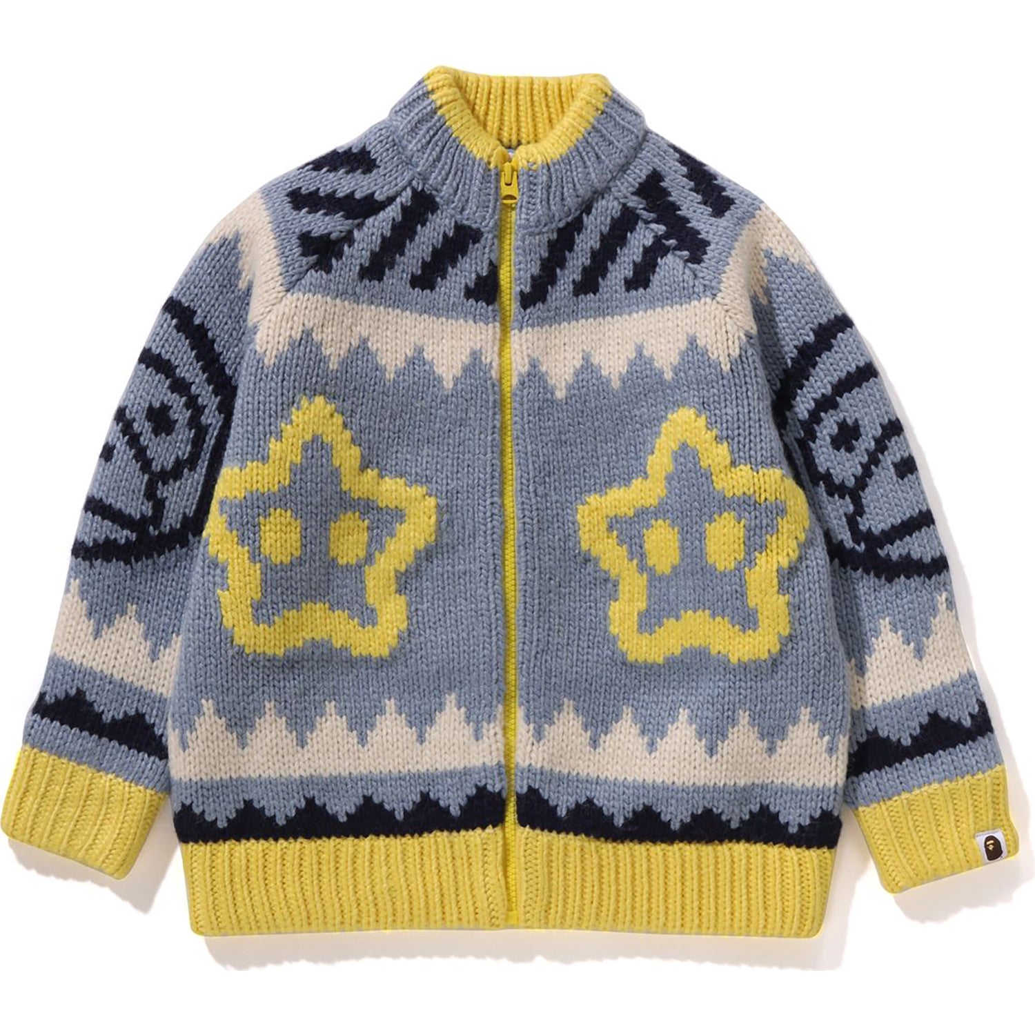 BABY MILO WOOL MIX COWICHAN CARDIGAN KIDS – us.bape.com