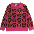BABY MILO PATTERN KNIT SWEATER KIDS