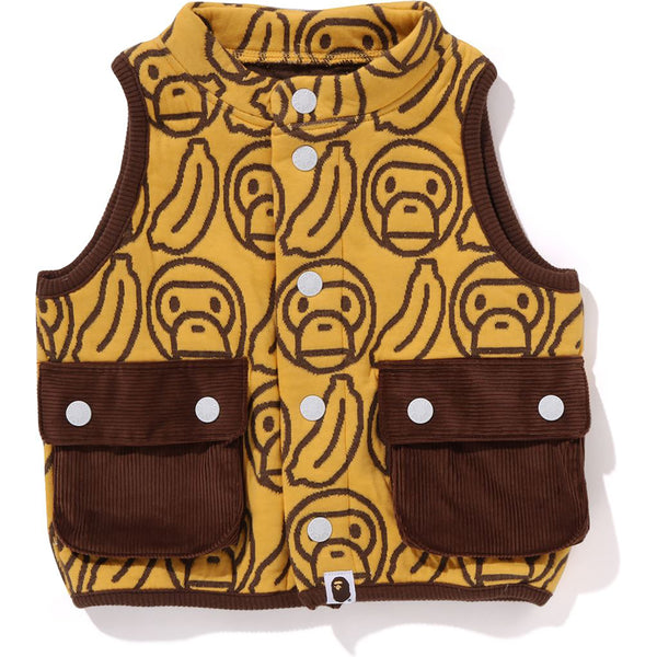 APE BAPE KAWS BABY MILO Down Vest ダウン　XL 002LJK805001_YEL_A_grande.jpg?