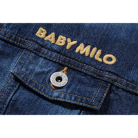 MILO HIGH TONE BLEACH LOOSE FIT 10OZ DENIM JACKET KIDS