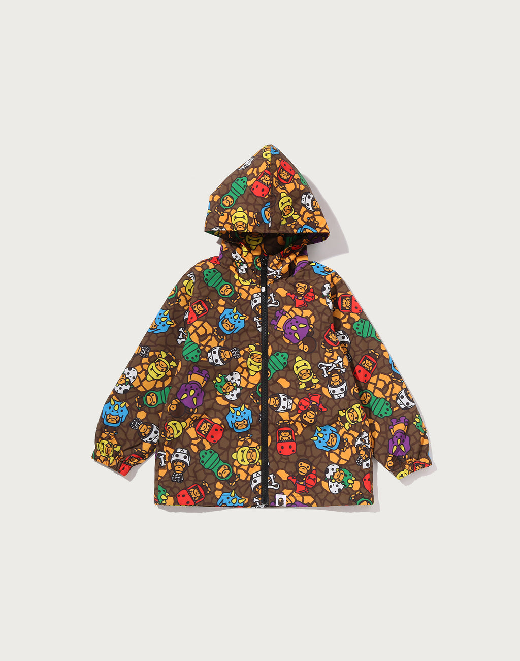 MILO MULTI DINOSAURS PATTERN HOODIE JACKET KIDS