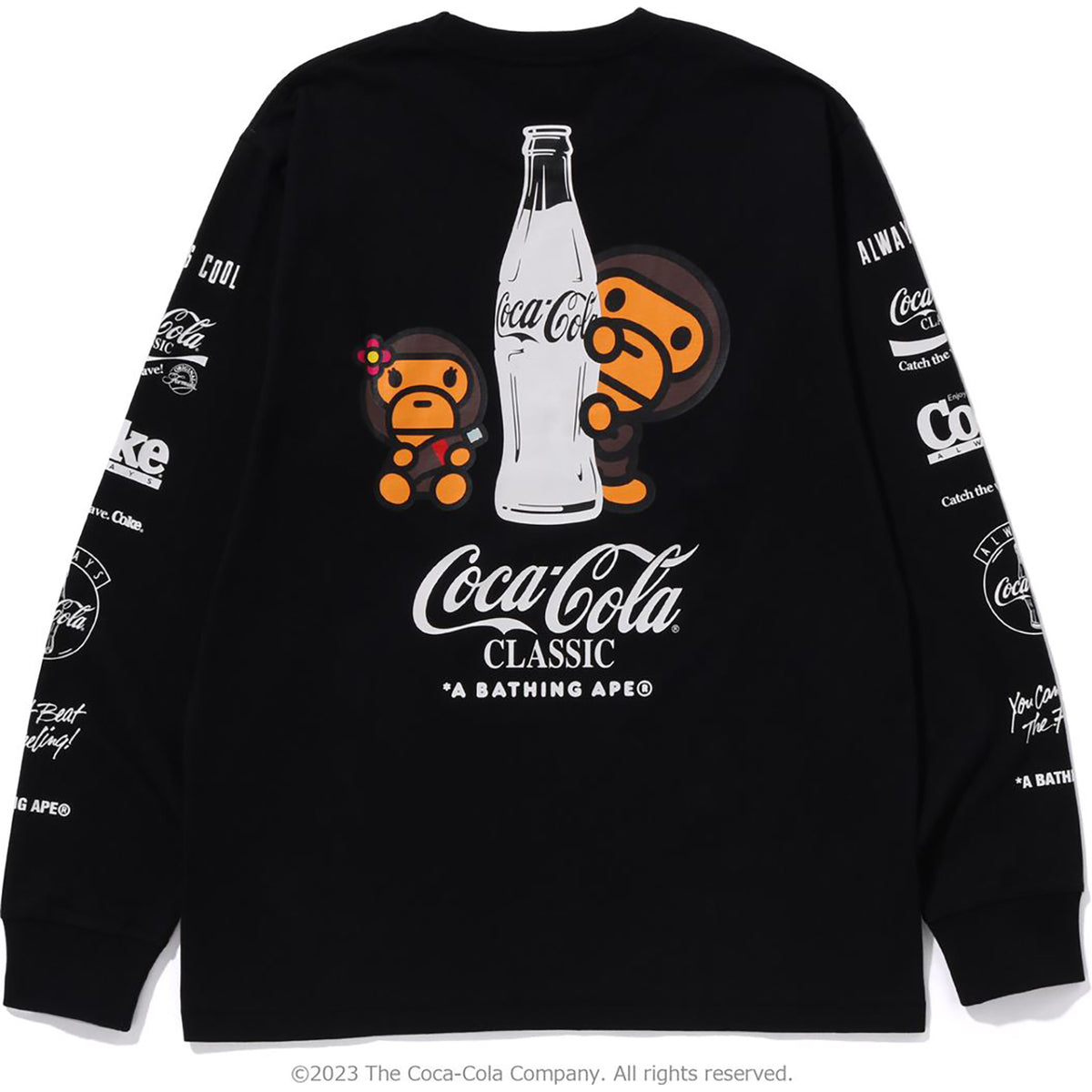 BAPE X COCA-COLA MILO L/S TEE MENS