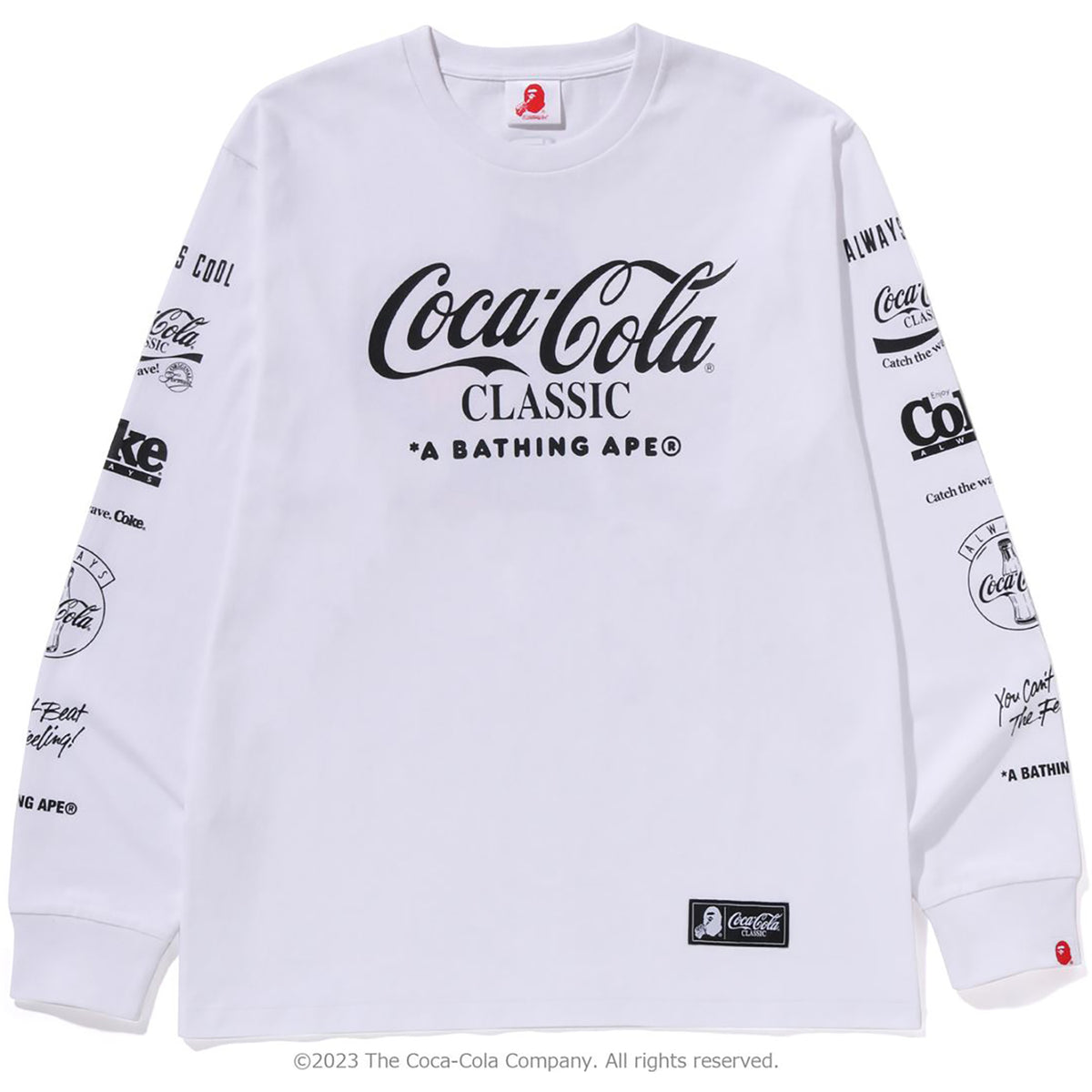 BAPE X COCA-COLA MILO L/S TEE MENS