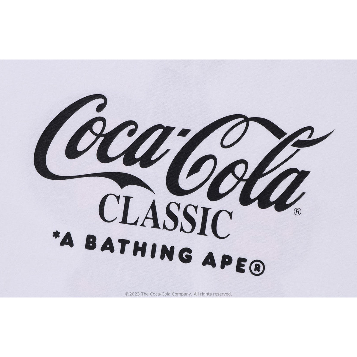 BAPE X COCA-COLA MILO L/S TEE MENS