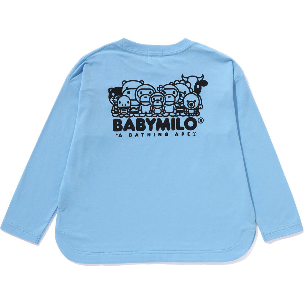 BABY MILO L/S TEE RELAXED FIT KIDS | us.bape.com