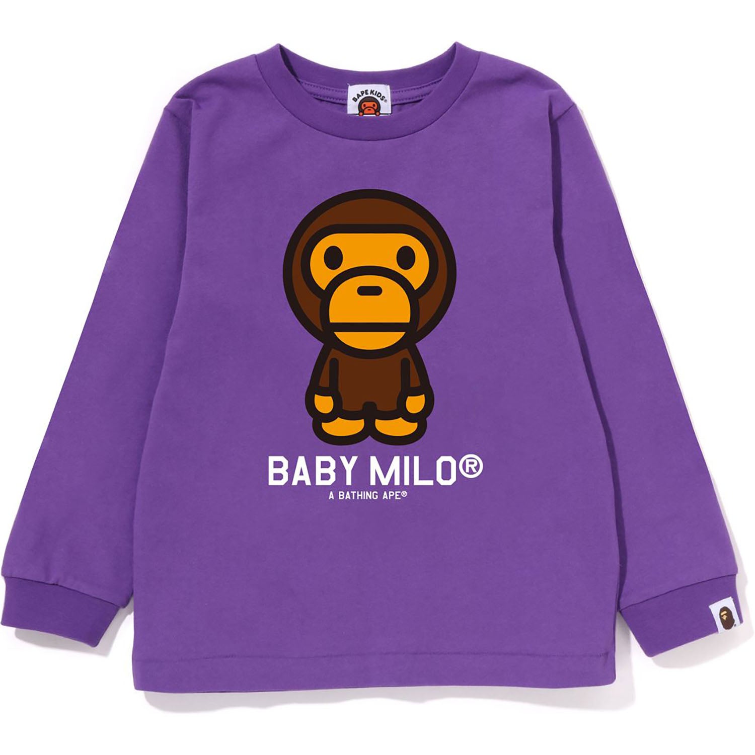 BABY MILO L/S TEE KIDS – us.bape.com
