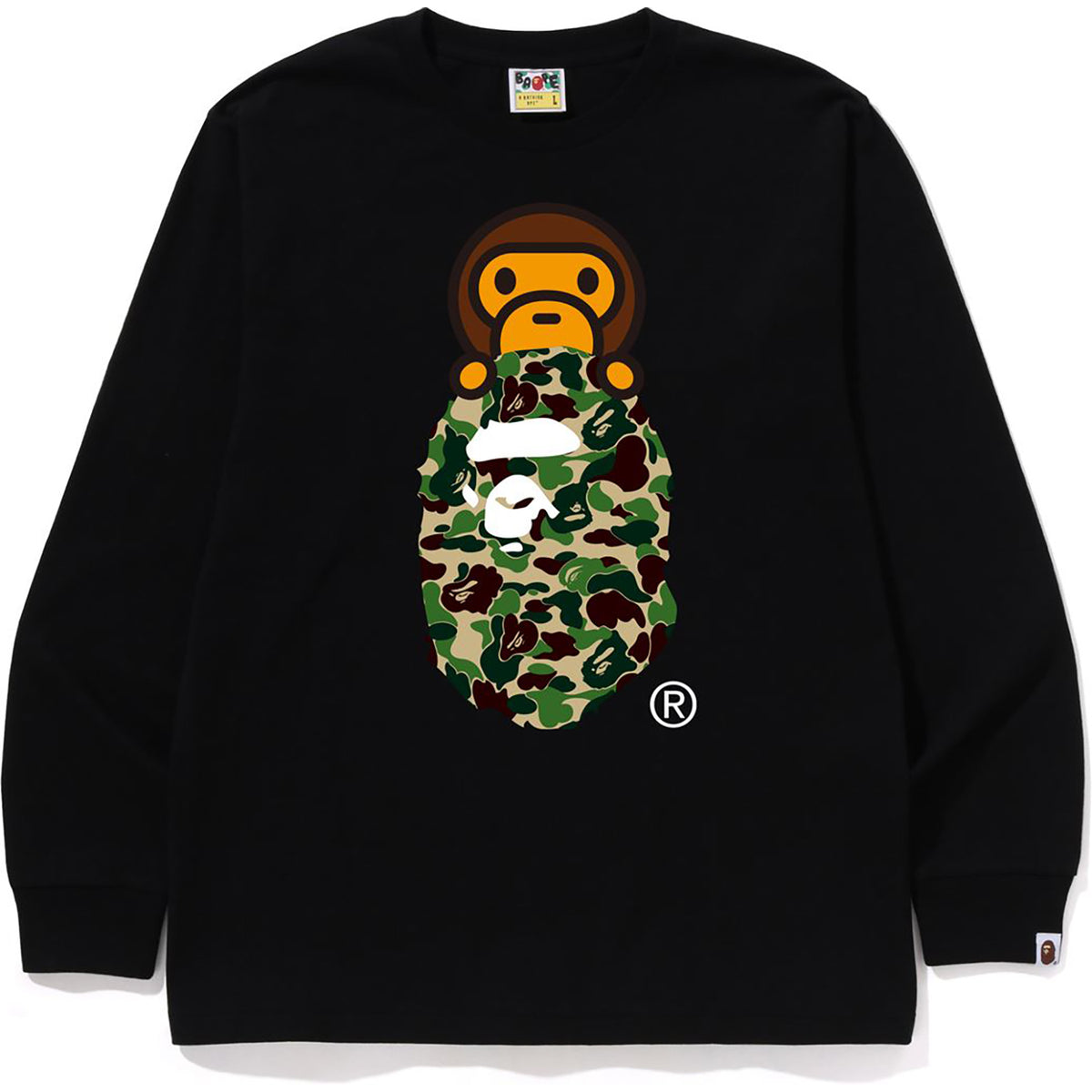 ABC CAMO MILO ON APE HEAD LS TEE MENS