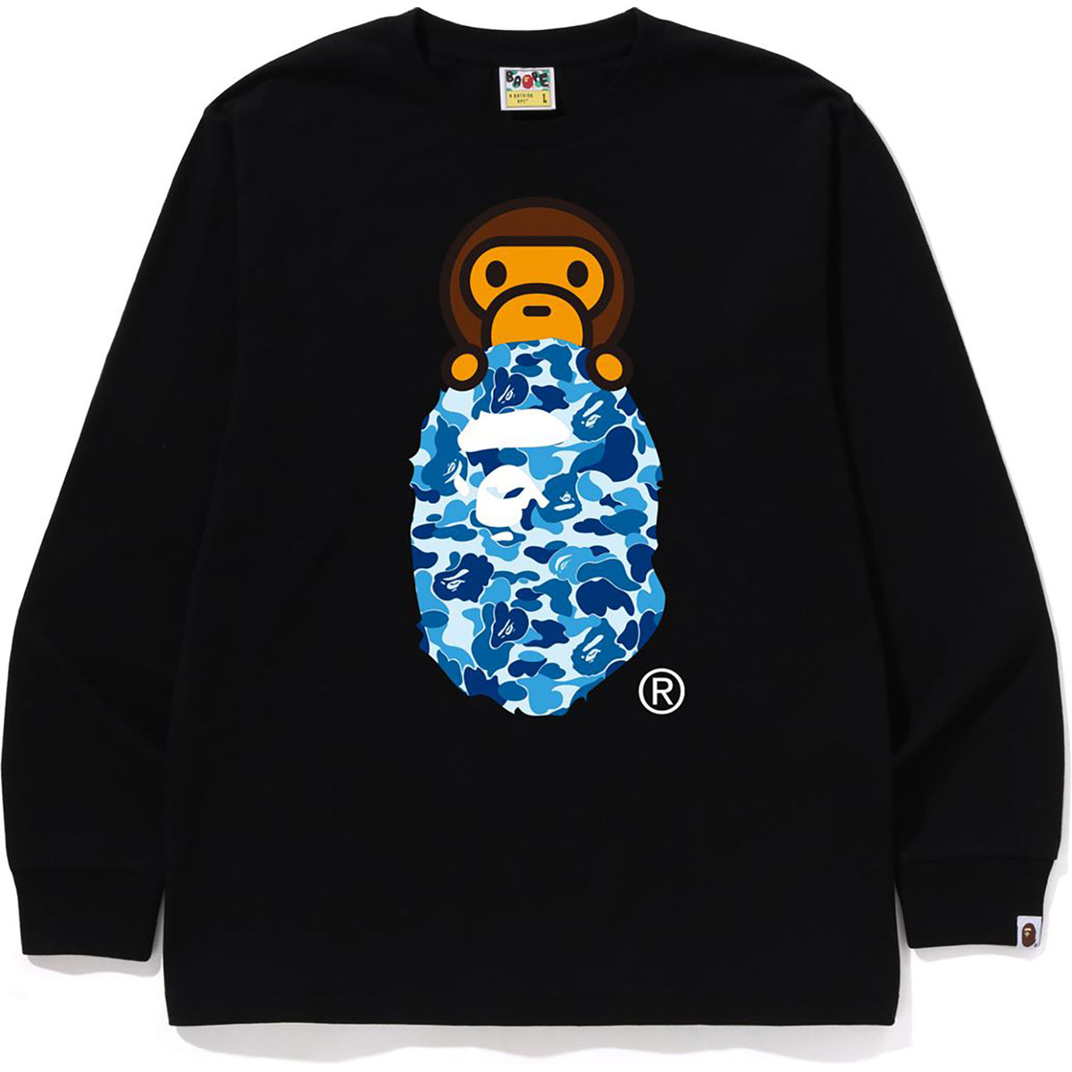 ABC CAMO MILO ON APE HEAD LS TEE MENS